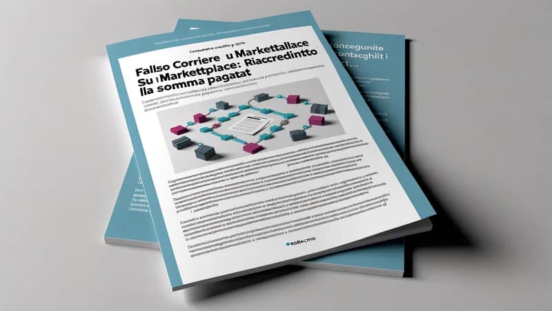 Falso corriere su marketplace: riaccredito della somma pagata